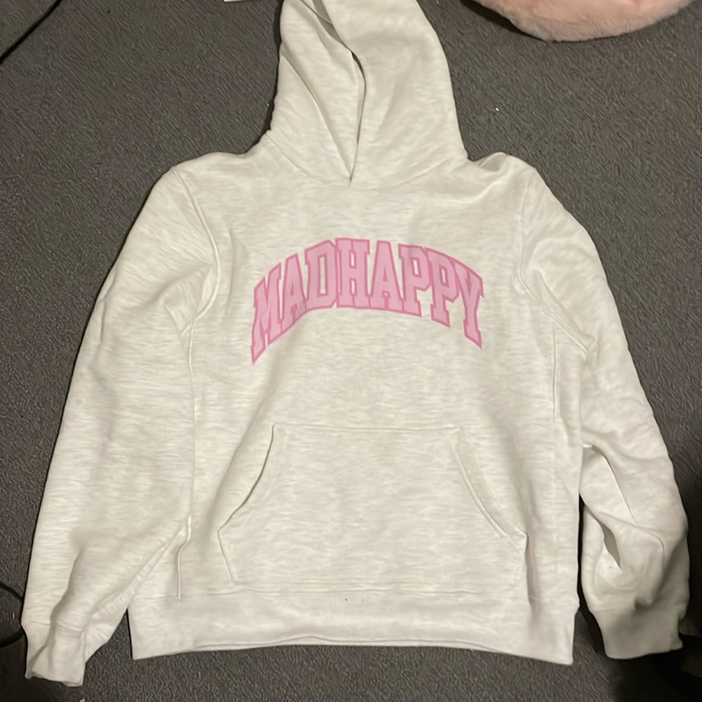 Madhappy campus fleece hoodie pink